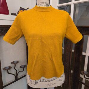 Zara Knit Mock Neck Sweater, Sz S